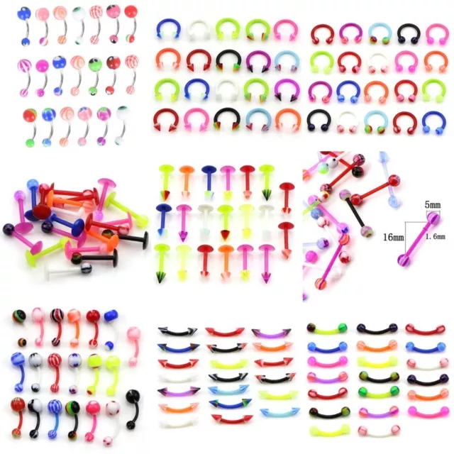 Piercing clearance lingua fluo