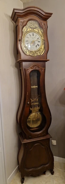 Orologio Comtoise Orologio Pendolo Antico Orologio Morbier Vecchio Orologio A