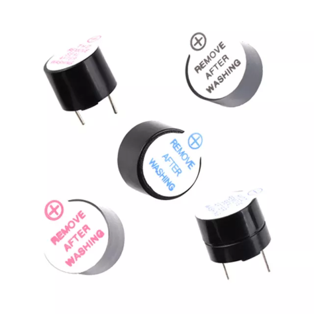 3V 5V 12V Piezo Buzzer Summer Signalgeber Piepser Pieper Alarm aktiv 12 x 9,5 mm