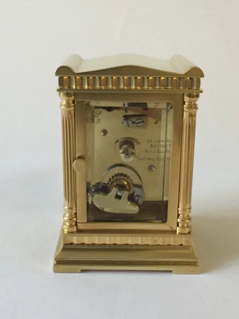 Rare Art Deco Style Carriage Clock, Mantle Clock 3