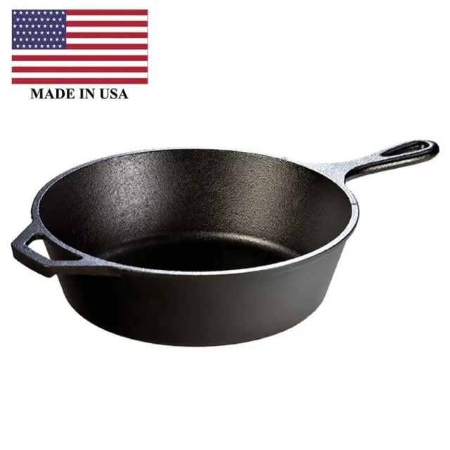 Lodge - Logic Cast Iron DEEP Skillet 26cm (Made in the U.S.A)