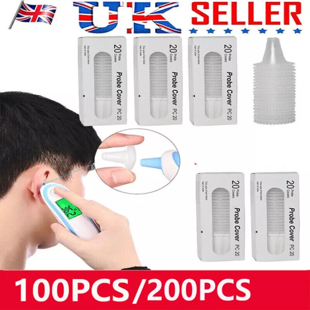 Braun Probe Covers Thermoscan Replacement Lens Filter Ear Thermometer 100/200PCS