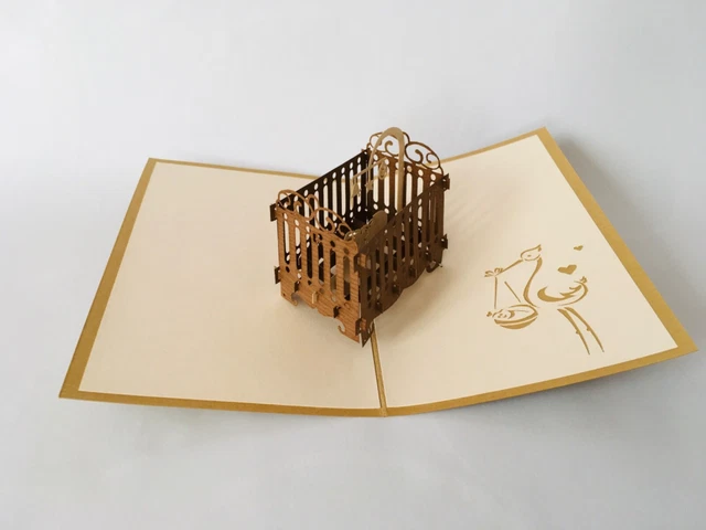 Carte 3D Moto Pop-up - Carte Anniversaire Originale Pour Motard - Fabrication Artisanale Qualité Supérieure