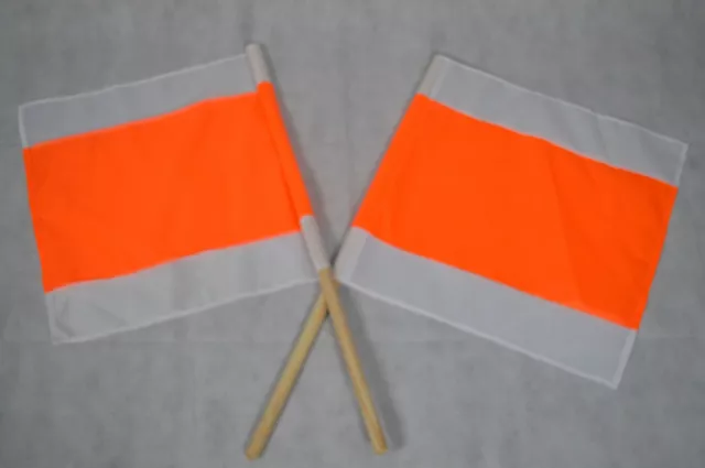 Warnflagge Fahne 50x 50cm rot/weiß Warnfahne Signalflagge NEU