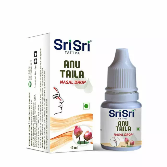 Sri Sri Tattva Anu Taila 10ml (Pack of 6)