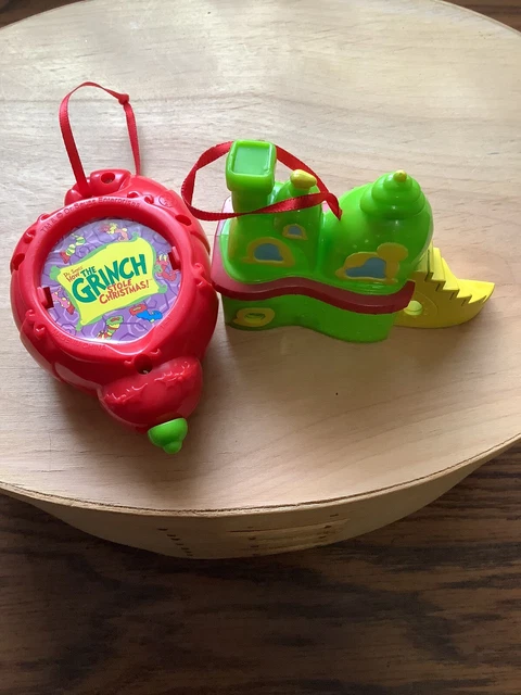 Grinch Wendy’s Happy Meal Toys Ornaments 2000