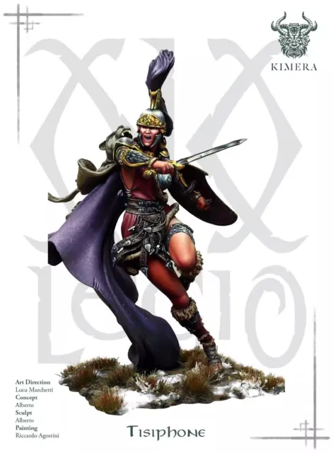 1/24 resin figures model Fantasy Roman Female Warrior Unassembled unpainted