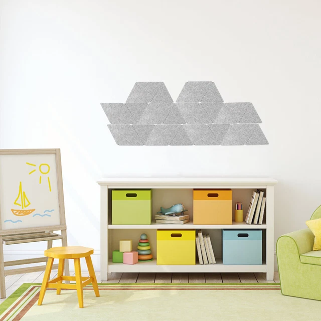 Piastra di feltro ufficio piastrelle acustiche da parete piastre acustiche 12 pz