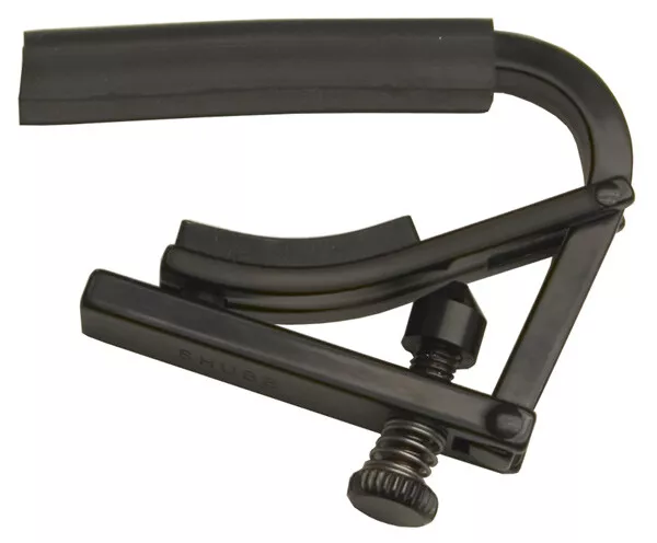 Guitar Capo Shubb C1K Electric & Steel String Guitar Black Chrome