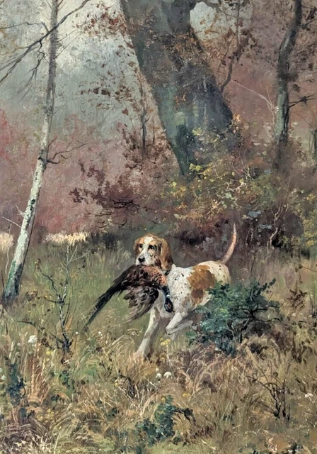 Art Prints of Three Setters in a Field by Edmund Henry Osthaus