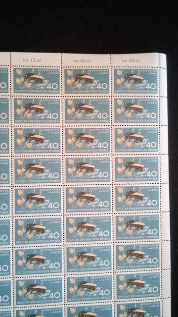 DDR 1959 kpl. Bogen Mi 692 Postfrisch siehe Fotos (A 8254) 4