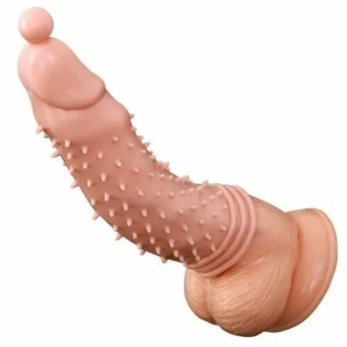 NEW-Sleeve-Penis-Extender-Dildo-Silicone-Toy-SEX-For Men-Enhance-Stimulus