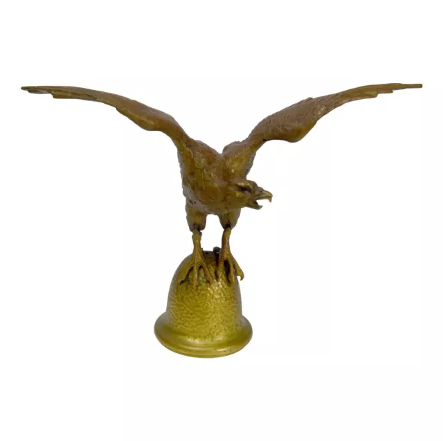 Cloche de table en bronze à l'aigle début XXème