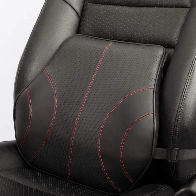 KOYOSO Coussin Lombaire Voiture Support Dorsal Cuir Coussin Dos Pour Bureau Chai