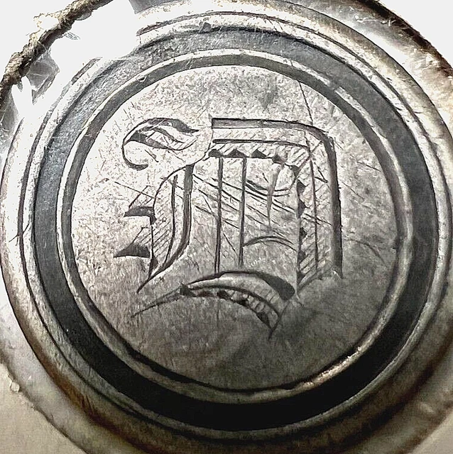 LOVE TOKEN COIN: 1853 Seated Liberty Dime w/Arrows Engraved F.D.B. COBM-522