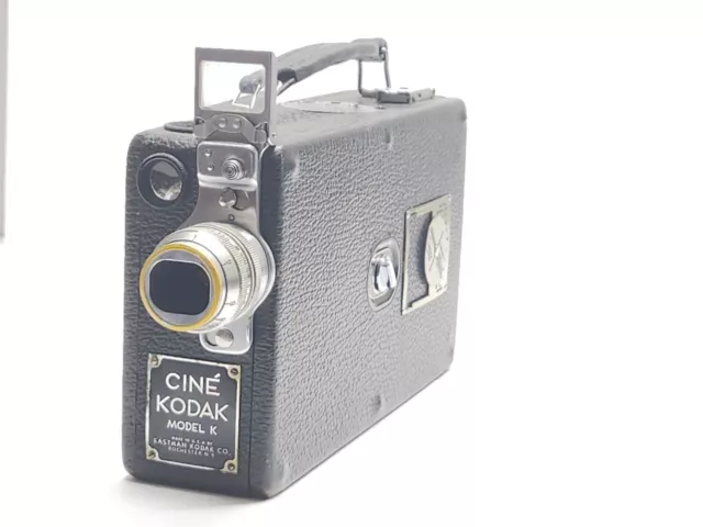 1930 Cine Kodak Model K Motion Picture Camera w/ Anastigmat 25mm f/1.9 Lens Runs