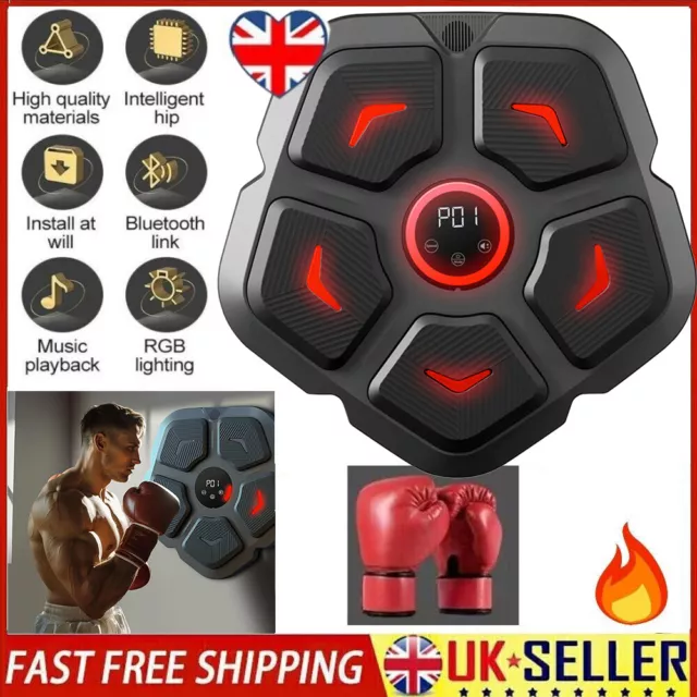 Boxing Training Target Wall Mount Bluetooth Music Indoor React Exercise Machine