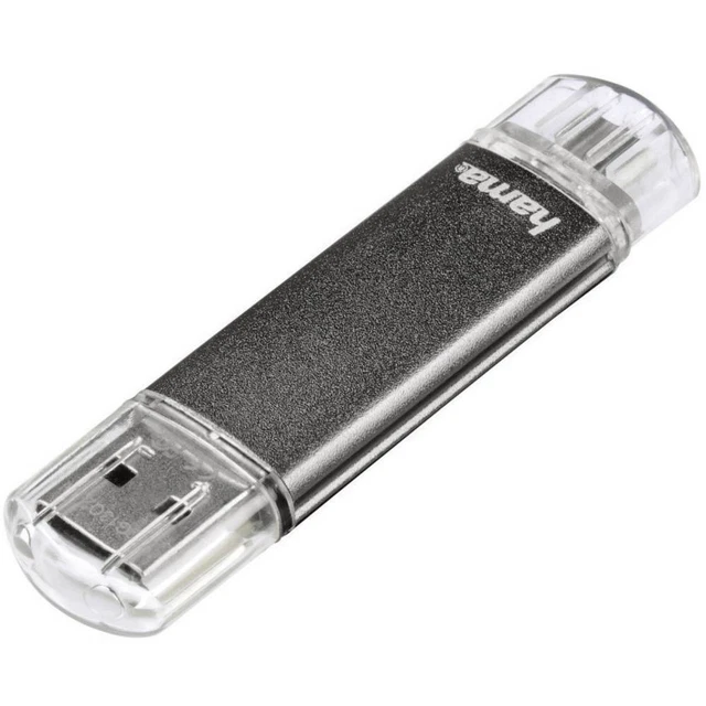 Mémoire supplémentaire USB pour smartphone/tablette Hama FlashPen Laeta Twin