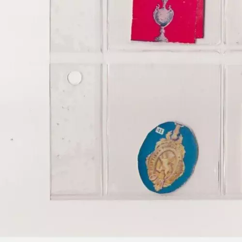 Fußballkarte - SCHOTTISCHE TASSENMEDAILLE - SCHOTTLAND - 1936 - Abenteuer Fußball Stempel