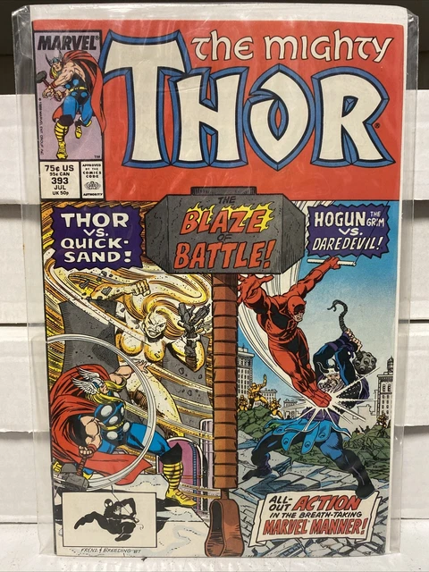 Thor (The Mighty)  #393 The Blaze Of Battle 2nd Appearance of Quicksand