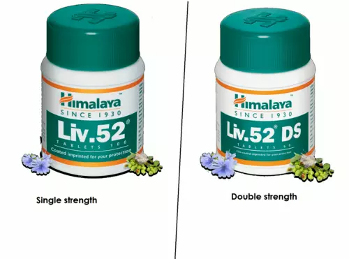 Liv.52 Tab 100 Tablets / Liv.52 DS 60 Tablets Himalaya Herbal