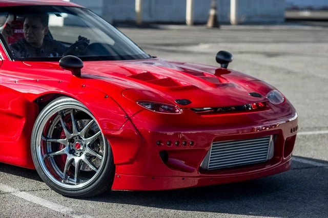MAZDA RX-7 RX7 FD3S RE Carbon Fender Mirrors Electric Powered Wide ...