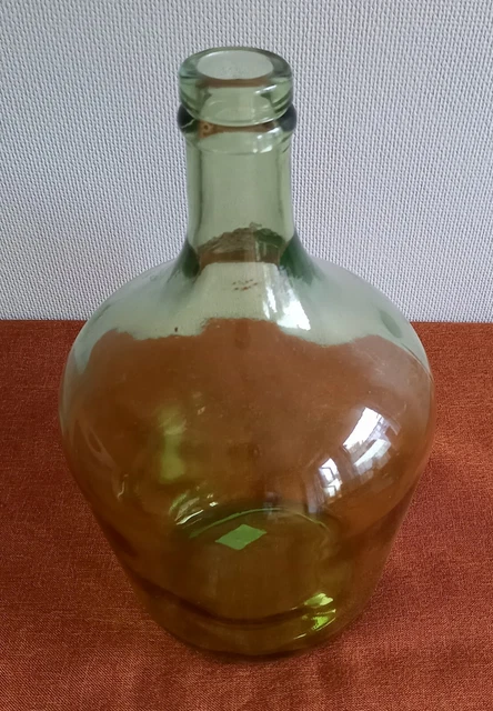 Weinballon Gärballon Glasballon   Höhe 30 cm Grünes Glas