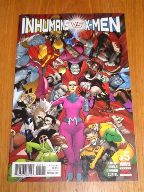 Inhumans Vs X-Men #5 Marvel Comics April 2017