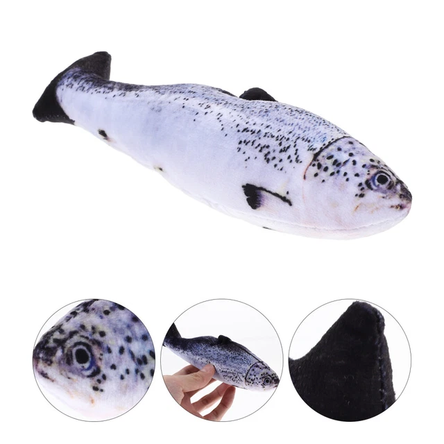 Confezione da 3 cuscini di pesce cuscini di peluche di pesce animale di peluche salato
