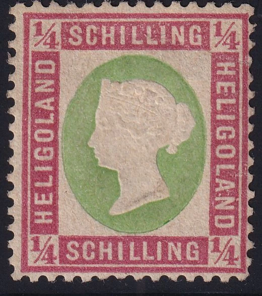 Helgoland 1873 Nr. 8 ungestempelt Gummi verbessert geprüft BPP