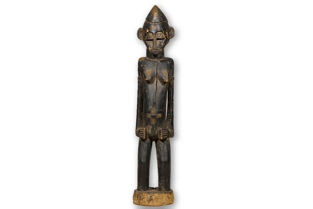 Very Old Senufo African Statue 32.5" - Ivory Coast