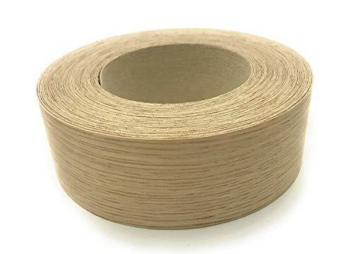 White Oak Roll, Wood Veneer Edgebanding Preglued - Flexible Wood 1 inch X 50 ft