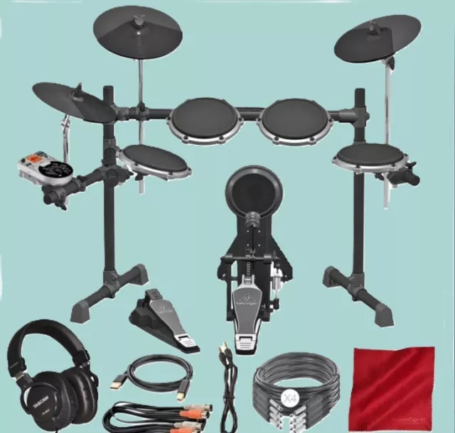 BEHRINGER ELECTRONIC DRUM KIT spare parts: cymbal tom snare module clamp loom