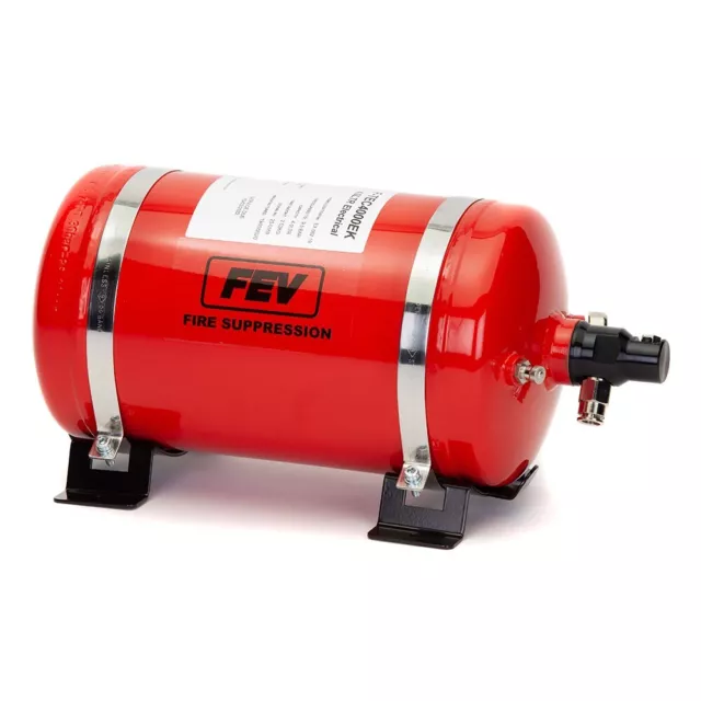 FEV 4L Eléctrico Plumbed-In Espuma Fia Carreras Coche Extintor Kit F-TEC4000EK 2