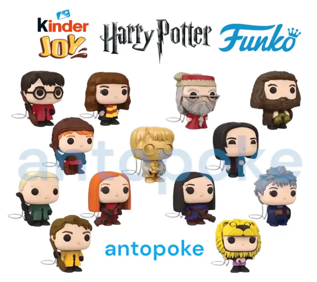 Kinder Joy Funko Pop Harry Potter Quidditch 2024 - Collezione Completa 13 Funko
