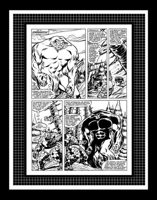 Ron Wilson Marvel Two-In-One #83 Rare Production Art Pg 11