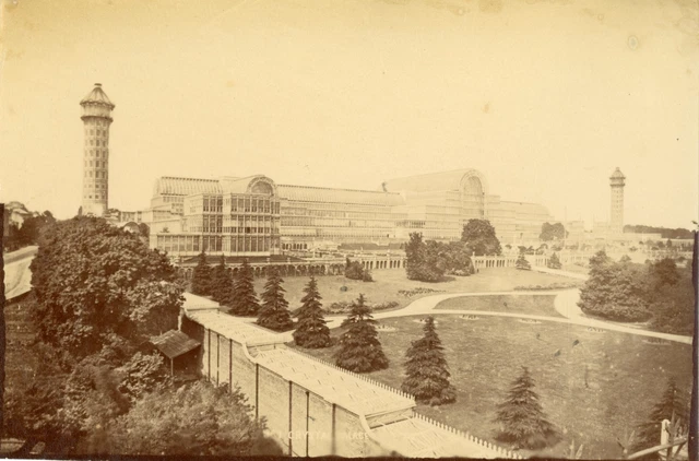 J.V, ENGLAND, PRESTON park, hotel Vintage albumen print, Tirage