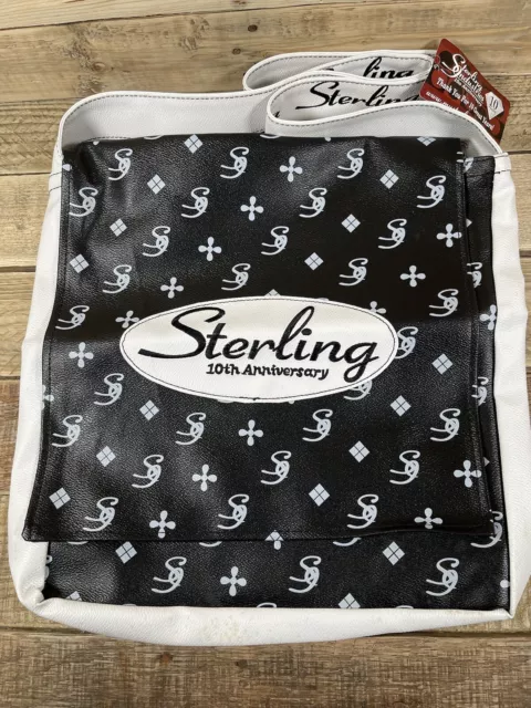 Sterling 10th Anniversary Messenger Cross Body Over The Shoulder Book Bag Vinyl