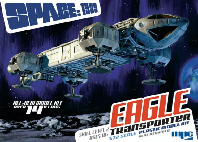 MPC Space 1999 Eagle Transporter 1:72 Scale Model Kit 14" Long MPC913