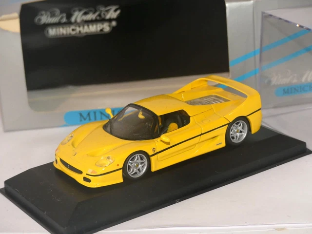FERRARI F50 SPIDER 1995 JAUNE Minichamps 1/43 n°4300 75161 EUR 35,00 - FR