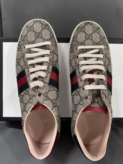 Gucci Ace GG Supreme Sneakers Women Size 9