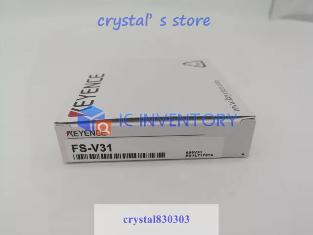 Keyence Digital Fiber Optic Sensor Switch Amplifier FS-V31 FSV31 New in box