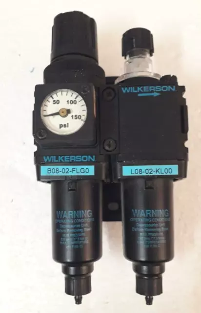 Wilkerson B08-02-FLG0 Filtre/Régulateur/Lubrificateur Nouveau