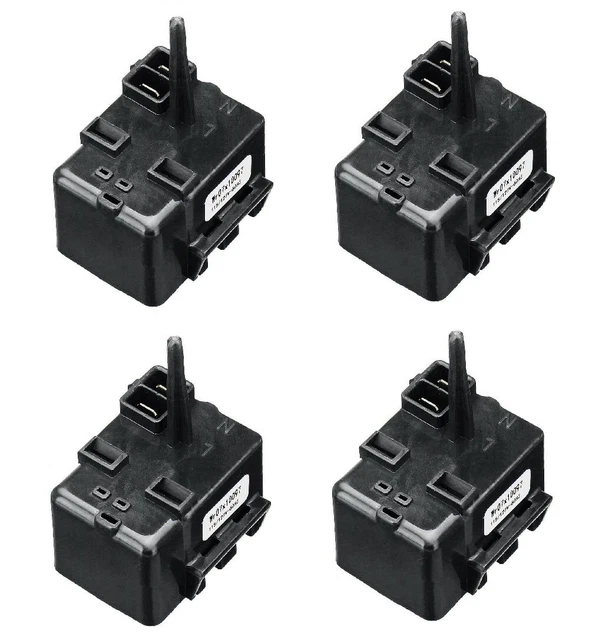 REFRIGERATOR COMPRESSOR OVERLOAD & Start Relay for GE WR07X10097 4Pack