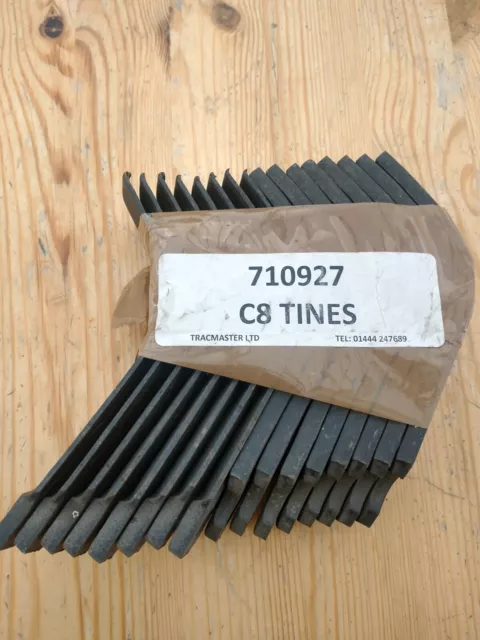 Set of 16 Standard Tines Fits Camon C8 Rotovator - 710927