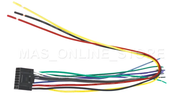 Wire Harness For Jensen VM9212N Car Stereo – Pay Today, Ships Today, Aftermarket Replacement 9 thumbnail image