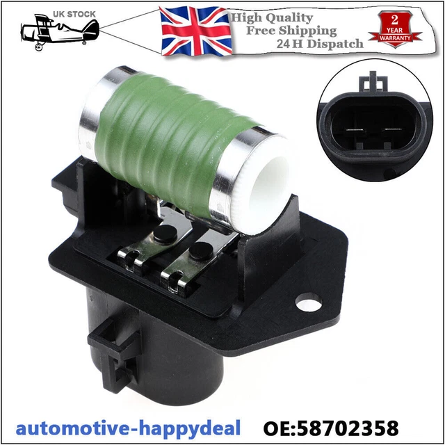 RADIATOR RELAY FAN Heater Resistor For Fiat 500 500C 0.9 1.2 1.3 1.4 07