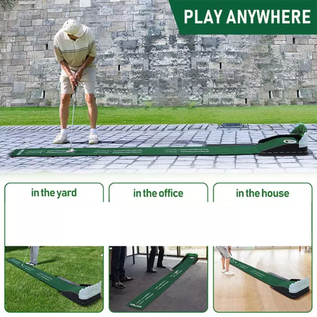 Golf Putting Mat Golf Putter Trainer Golf Practice Mat Golf Mats Improve Golf