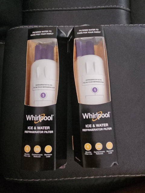 Genuine Whirlpool WHR1RXD1 Replacement Ice & Water Refrigerator Filter