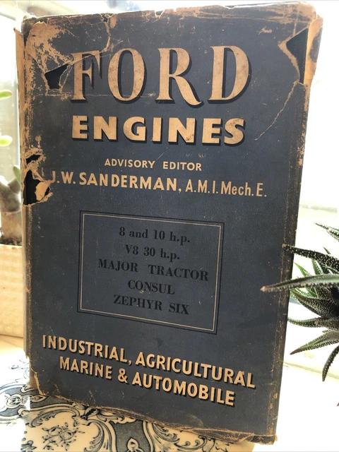 FORDSON MAJOR TRACTOR Engines Book Old Rare 1953 Hardback £20.00 ...
